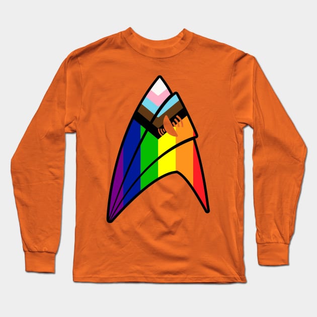 Trek Geeks Delta - Pride Month Long Sleeve T-Shirt by Trek Geeks